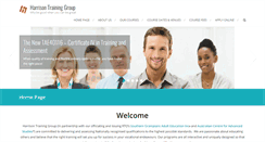 Desktop Screenshot of harrisontraininggroup.com.au